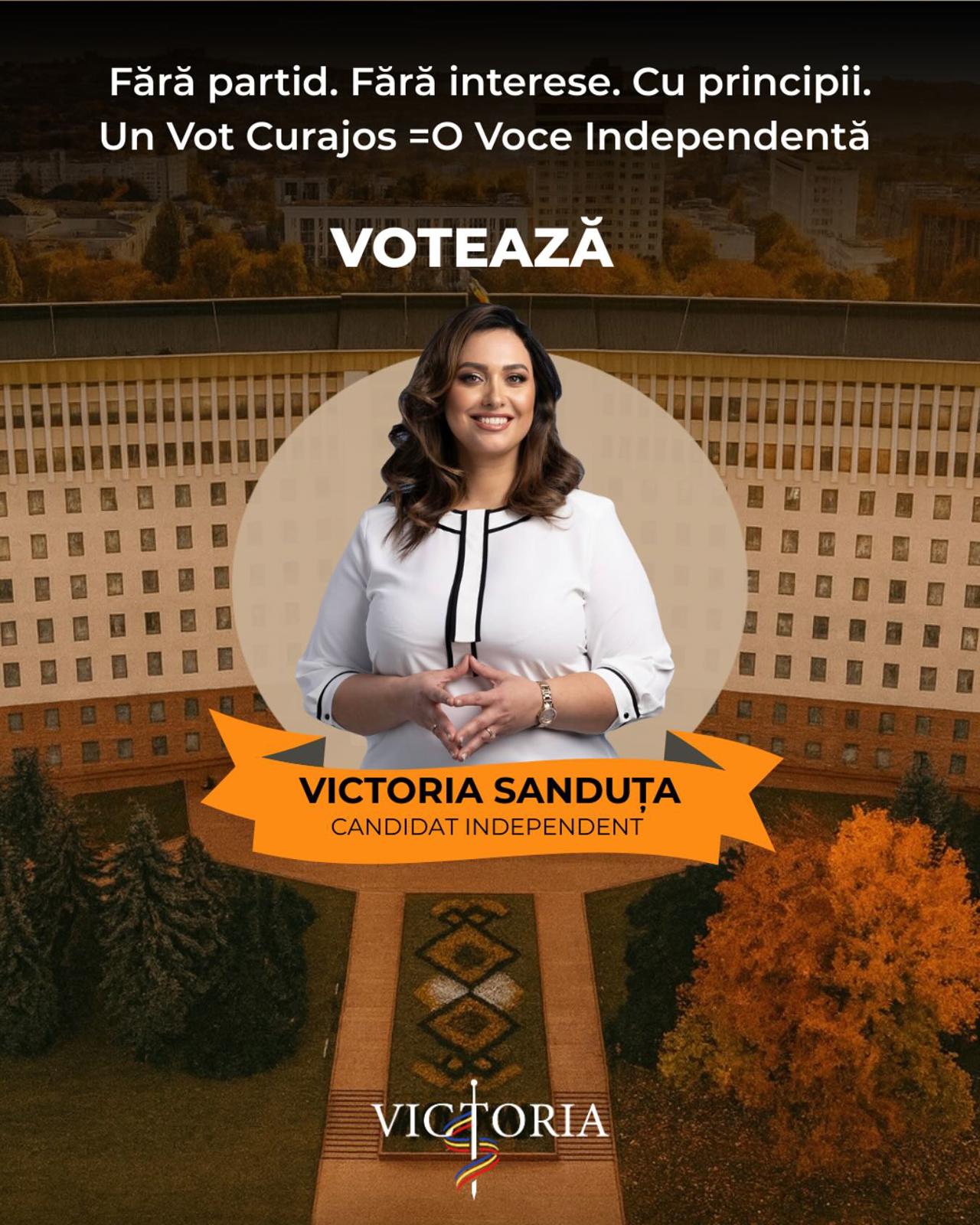 Victoria Sanduța: ‘Se încurajează o fraudă electorală gravă prin anularea voturilor unui concurent’